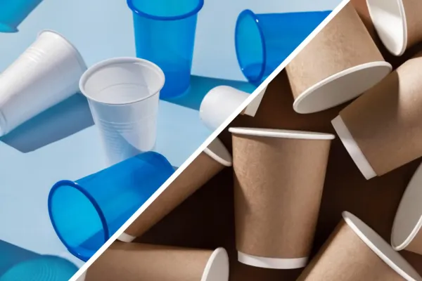 Бумажные или пластиковые стаканчики — что лучше?